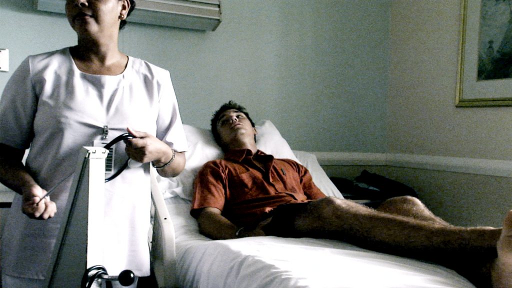 Rob Stewart in hospital
