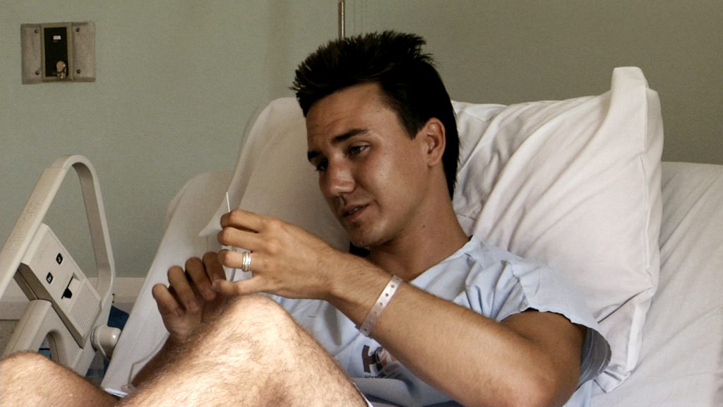 Rob Stewart in hospital 2