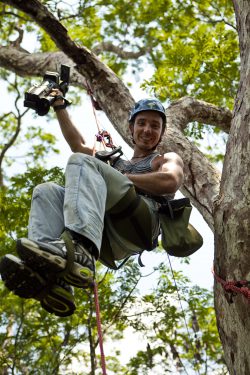 ROB CLIMBING TREES IN BRAZIL